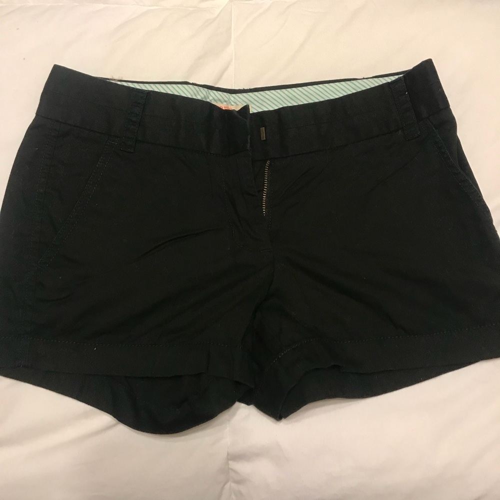 Black J crew chino short
